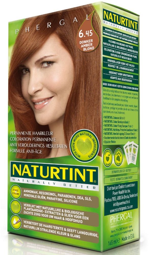 NATURTINT® Coloration Permanente 6.45 Blonde ambre foncé 160 ml emballage(s) combi