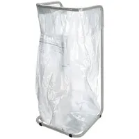 Müllsackständer Knapsack Beutelhalter Grau Stahlrahmen mit Beutelhalter