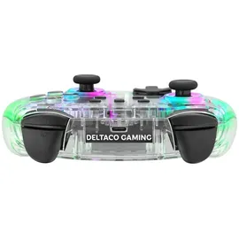 deltaco GAM-149-T Controller transparent Nintendo Switch / PC
