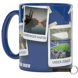 Hamburger SV HSV Tasse Hamburg 300ml Keramik HSV Fanartikel + FanEmotion Flaschenöffner