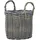 Beliani Nikiti Ø 29/35/40 x 45 cm Braun Komplettset