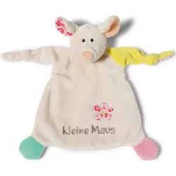 Schmusetuch NICI "My First NICI Kollektion, Maus Mincy, kleine Maus", Baby, beige (natur), Polyester, Schnuffeltücher, mit aufgestickten Augen
