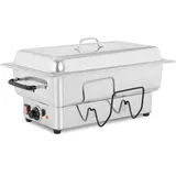 Royal Catering Chafing Dish Elektro Warmhaltebehälter Speisenwärmer Edelstahl GN 1/1 Behälter - 100 mm