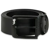Lonsdale Herrengürtel Leder schwarz 130