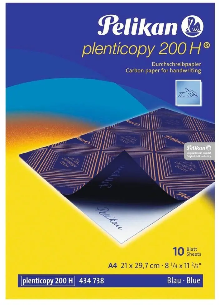 Pelikan Durchschreibepapier plenticopy 200 H® 434738 DIN A4 - 10 Blatt