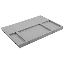 HAILO Tablarboden | 60 cm Schrankbreite | Einlegeboden für Küchen-Unterschrank | Ersatzdeckel für SEPARATO K und Allegro Modelle | Kunststoff hellgrau Tragkraft bis max. 2kg