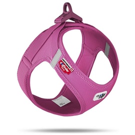 Curli Clasp AirMesh Geschirr fuchsia Hundegeschirr Größe L