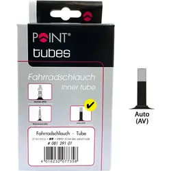 Fahrradschlauch Point 27,5 x 1,9/2,5 Schrader 40 mm EINHEITSGRÖSSE