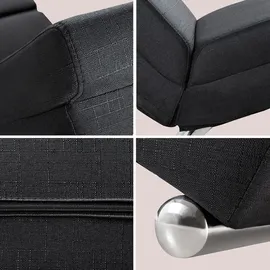 CASARIA Relaxliege London Anthrazit Webstoff