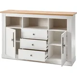 OTTO home Westminster S 150 x 96 x 41 cm Pinie Weiß / Wotan Eiche