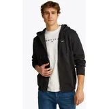 Tommy Hilfiger TJM Reg S Flag Zip Fleece Thru Kapuzenjacke Herren Schwarz XL