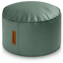 Green Bean Sitzhocker aus Kunstleder - Pouf mit EPS Perlen Füllung - 43x30 cm - perfekte Ergänzung zum Sitzsack - Sitzwürfel Hocker Poufs