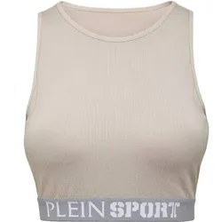 PLEIN SPORT Damen BH LOGO, Dunkelgrau, XS