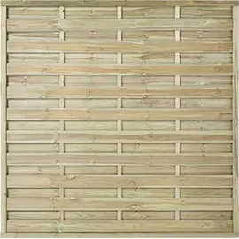 Plus Sichtschutzelement 180 x 180 cm Natur Holz