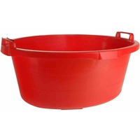 Lockweiler Wanne oval 65 cm/40l rot hochstehende Griffe