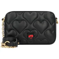 DKNY Heart Of NY Umhängetasche Leder 24 cm black-gold