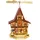 Richard Glässer GmbH Seiffen Richard Glaesser Pyramide Adventshaus bunt mit Heiliger Familie, elektrisch beleuchet und betrieben, aus Seiffen im Erzgebirge