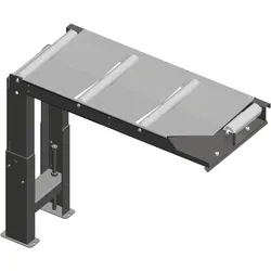Metallkraft Verbindungsrollenbahn 390 mm, Zufuhrseite, für 60°-Schnitte