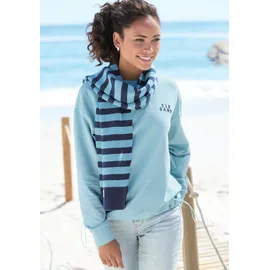 ELBSAND Schal Strickschal, Winterschal, Damenschal, Modeschal blau
