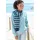 ELBSAND Schal Strickschal, Winterschal, Damenschal, Modeschal blau