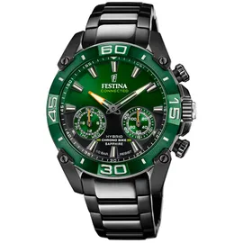 Festina Chrono Bike Connected 46 mm grün/schwarz