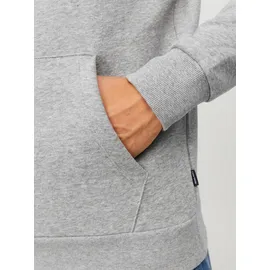 JACK & JONES Logo Kapuzenpullover Light Grey Melange S