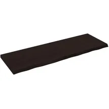 vidaXL Wandregal 180 x 60 x 6 cm Dunkelbraun