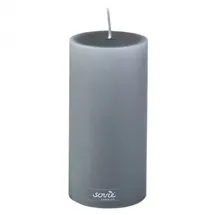 Sovie CANDLES Stumpenkerze 150 mm grau