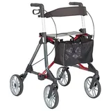 Eschenbach Leichtgewicht Rollator Elan Classic anthrazit/dunkelrot 60 cm