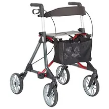 Eschenbach Leichtgewicht Rollator Elan Classic anthrazit/dunkelrot 60 cm