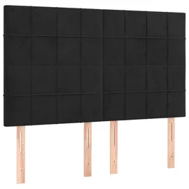 vidaXL Boxspringbett 140 x 200 cm Schwarz