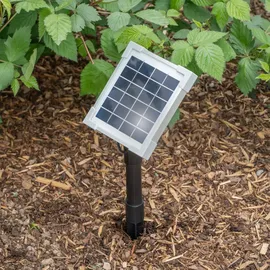 esotec Kugelleuchte Kunststoff 50 cm inkl. Solarmodul multicolor weiß