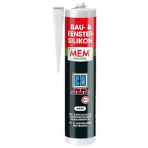 mem Bau- & Fenster-Silikon 300 ml weiß