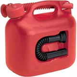 Hünersdorff Kraftstoff-Kanister PREMIUM (UN) 5 L rot, UN-Zulassung, HDPE, rotes Zubehör