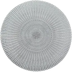 Zeller Platzset rund silber