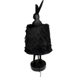 Kare DESIGN Tischleuchte Animal Rabbit Polyresin Schwarz 68 cm