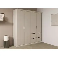 OTTO home Wäscheschrank Marlene 181 x 203 x 56 cm Beige