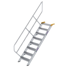 Günzburger Treppe 45° inkl. einen Handlauf, 600mm Stufenbreite, 8 Stufen