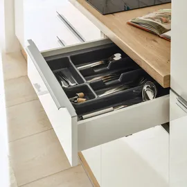 Respekta Küchenzeile Marleen Premium 280 cm Grau Artisan Eiche