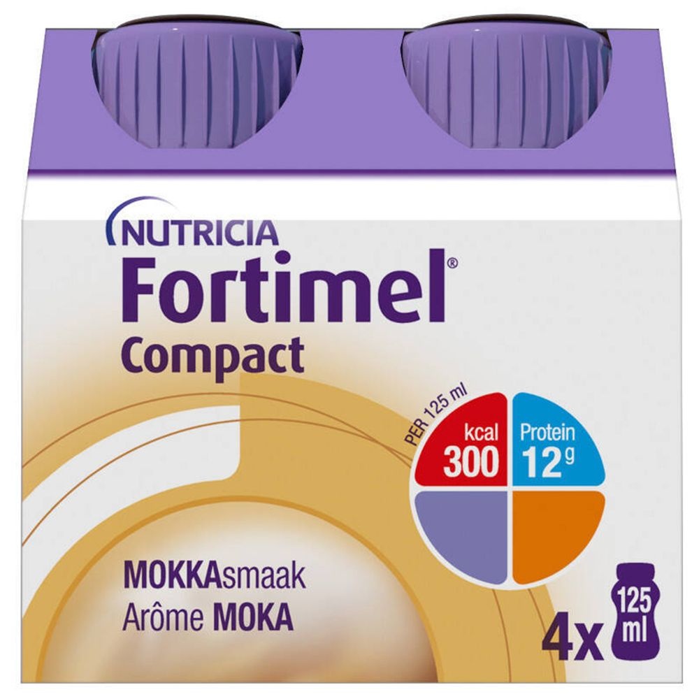 Fortimel Compact Moka 4x125 ml solution(s) buvable(s)