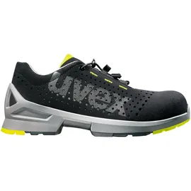 Uvex Halbschuh schwarz/gelb uvex 1, S1, EU-Schuhgröße: 43