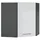 Vicco Eckhängeschrank R-Line 57 x 60 x 34,1 cm Weiß