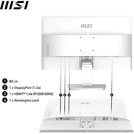 MSI PRO MP2412WDE 24" weiß