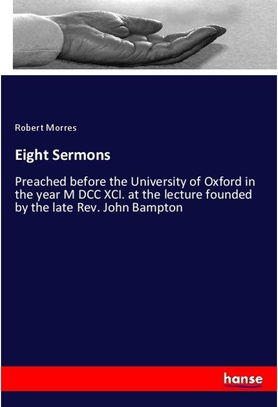 Eight Sermons - Robert Morres, Kartoniert (TB)