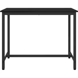 vidaXL Tisch Schwarz Eichen-Optik 100 x 50 x 76,5 cm