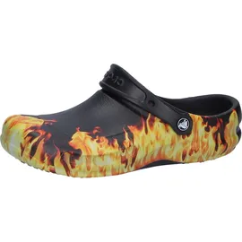 Crocs Schuhe Bistro Graphic, 204044001 - Schwarz/Gelb - 38
