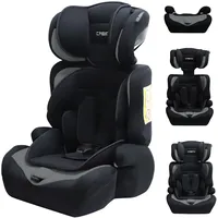 Cabino Kindersitz Gruppe 1/2/3 i-Size – ISOFIX Autokindersitz mitwachsend Grau, ab 9 kg bis 36 kg, ECE R129, seitlicher Aufprallschutz, 9 Monate bis 12 Jahre
