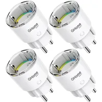 ghome Smart-Home-Steckdose Weiß 4 St.