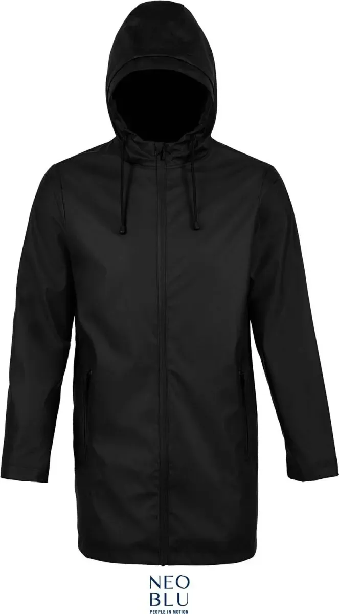 NEOBLU Wasserdichte Herren Wachsjacke Regen-Jacke Antoine Men deep black XXL