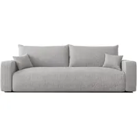 IDOHOME Schlafsofa mit Bettkasten 246x93 - Sofa Cord - 3 Sitzer Sofa mit schlaffunktion - Couch mit Schlaffunktion - Wohnzimmer Couch - Schlafcouch